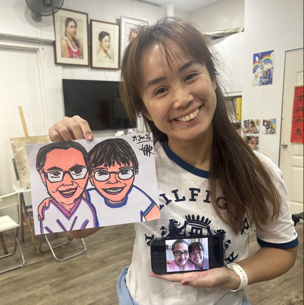 caricature drawing art workshop art jamming Visual Arts Centre