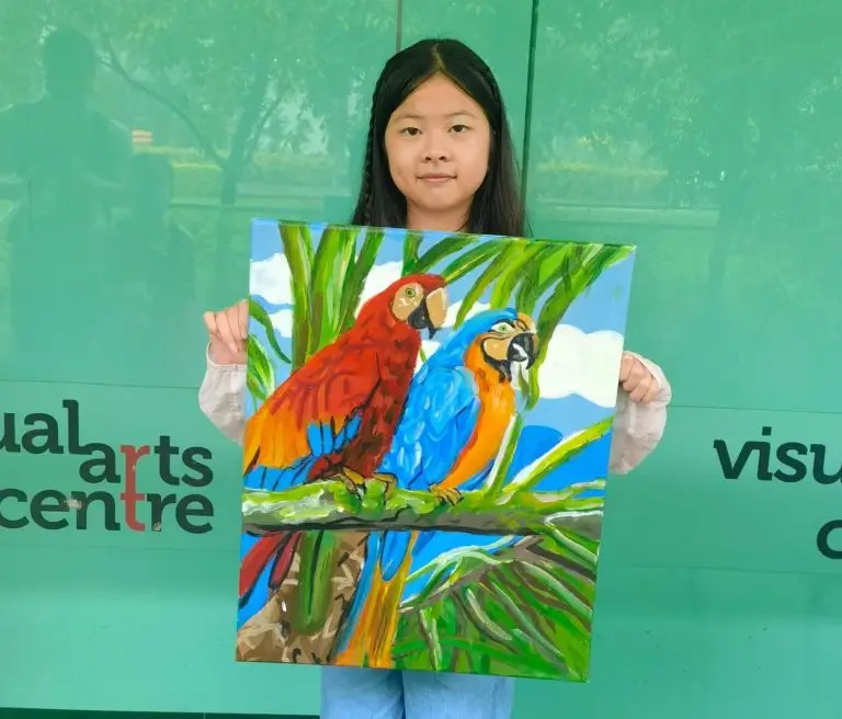 DSA acrylic painting teen Art Portfolio Preparation DSA-SOTA, DSA-Sec art course art class Visual Arts Centre