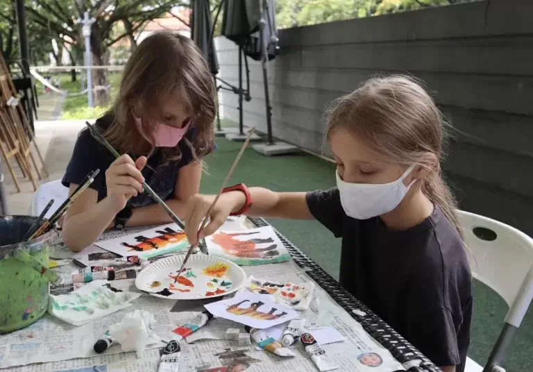 creative kids art immersion course Visual Arts Centre