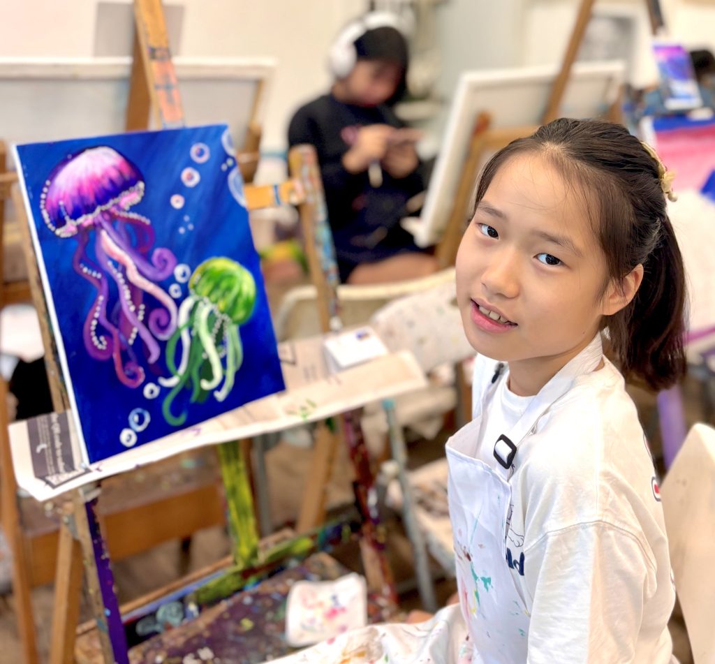 Best children kids art class in singapore! Learn art with all mediums!