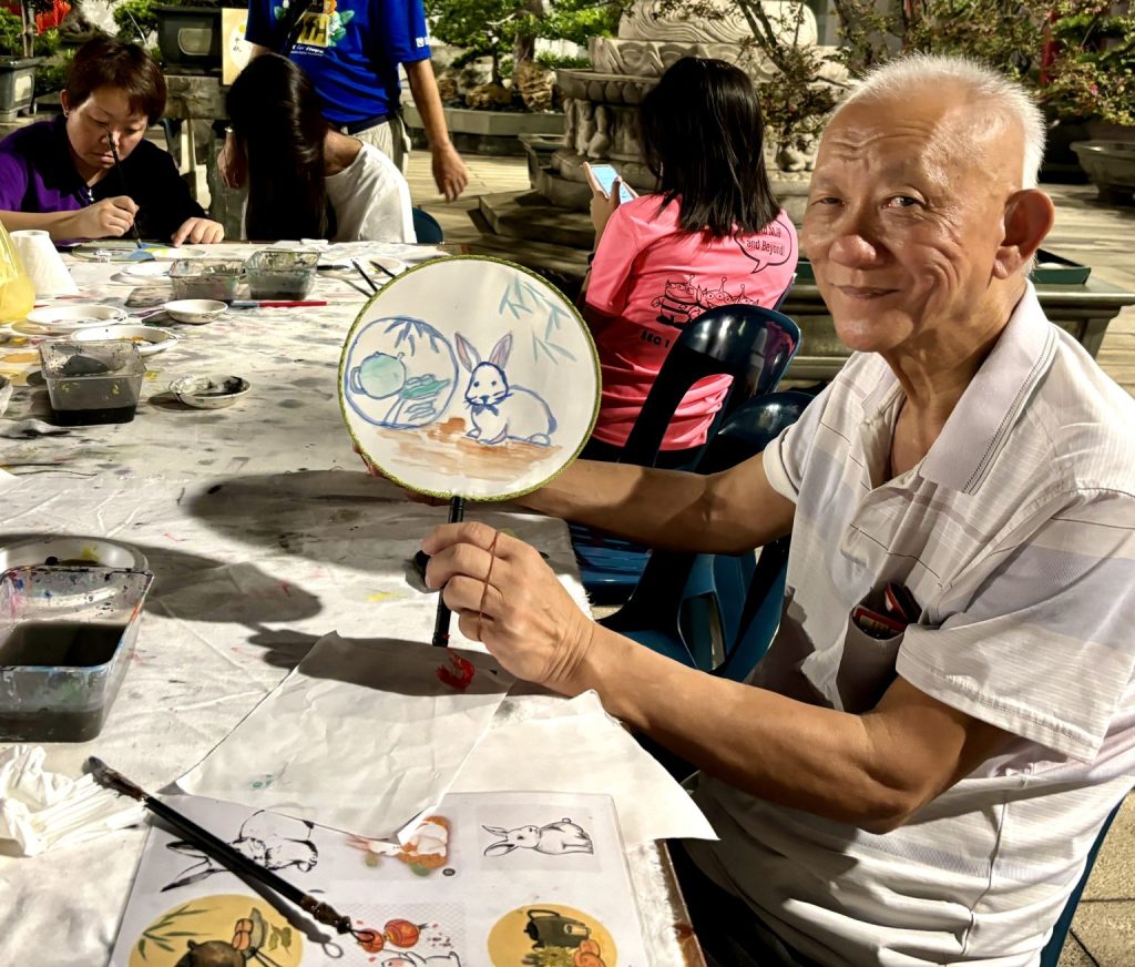 seniors & retirees art course senior art class chinese ink painting art course at Visual Arts Centre