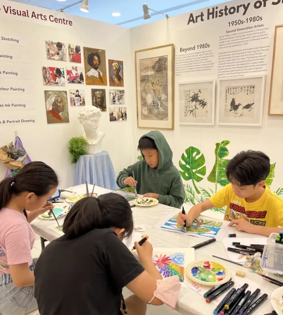 kids holiday art course visualartscentre singapore