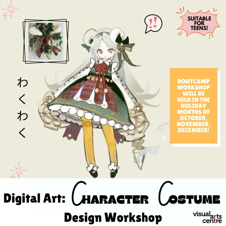 Digital Art Drawing & Painting - Character Costume Design Workshop with Visual Arts Centre Singapore