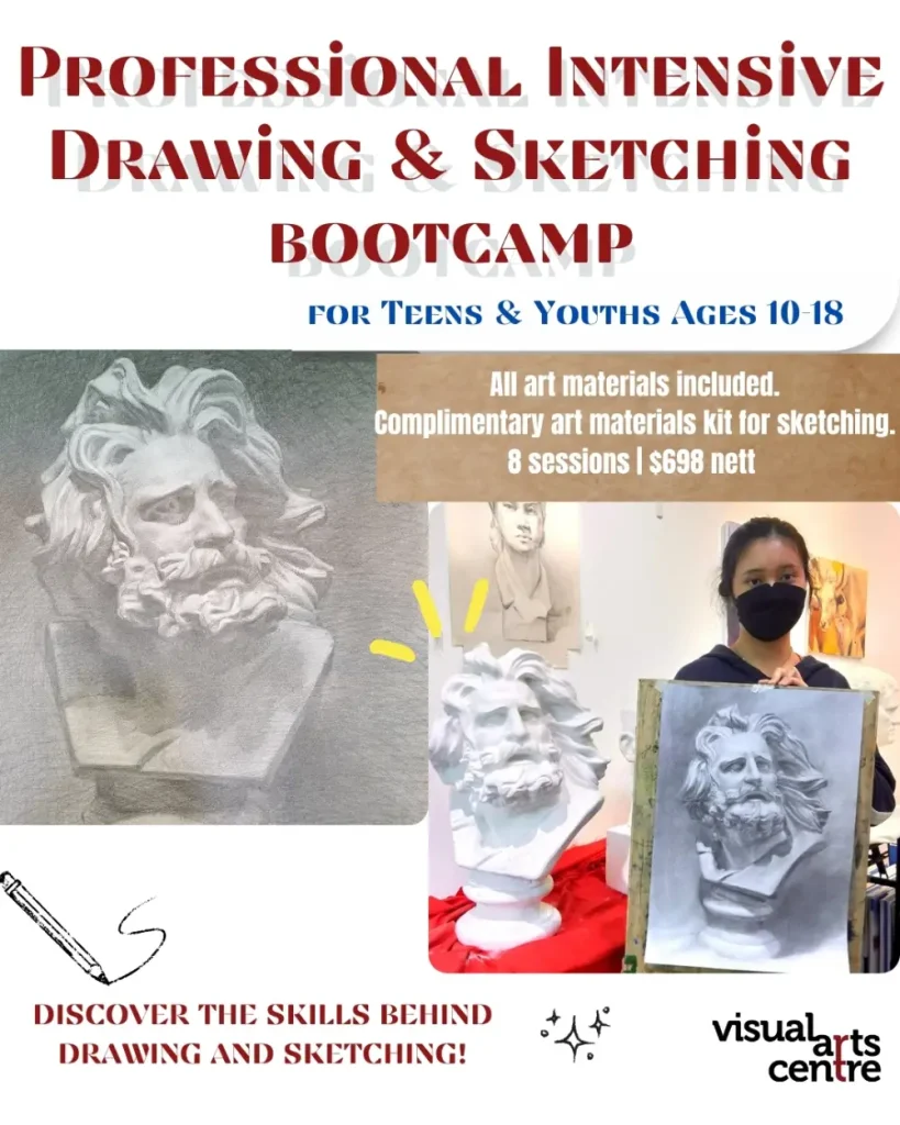 professional intensive drawing and sketching bootcamp for youths