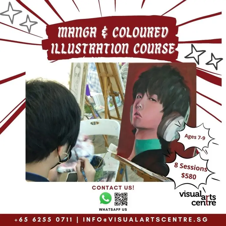 Kids March and June Holidays Manga and Coloured Illustration course