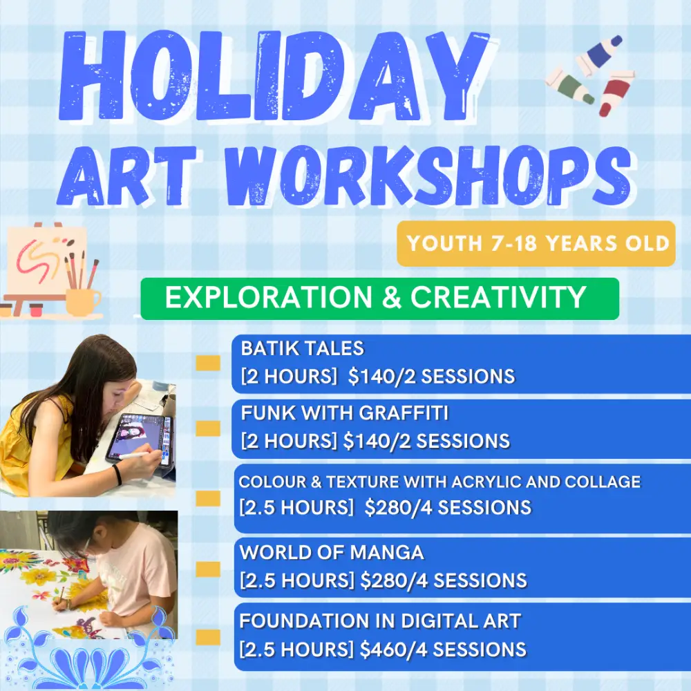holiday art workshops