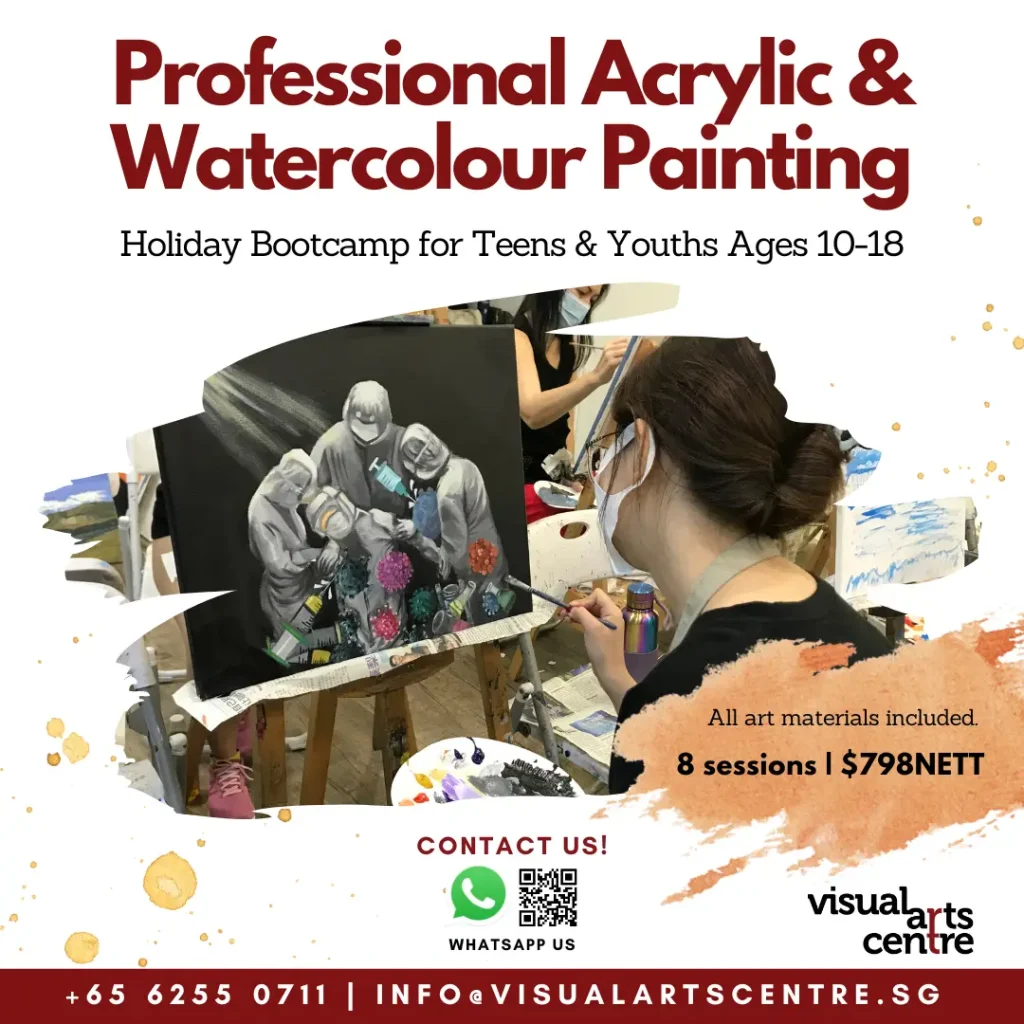 Holiday bootcamp for Professional Acrylic & Watercolour Painting for teens and youth