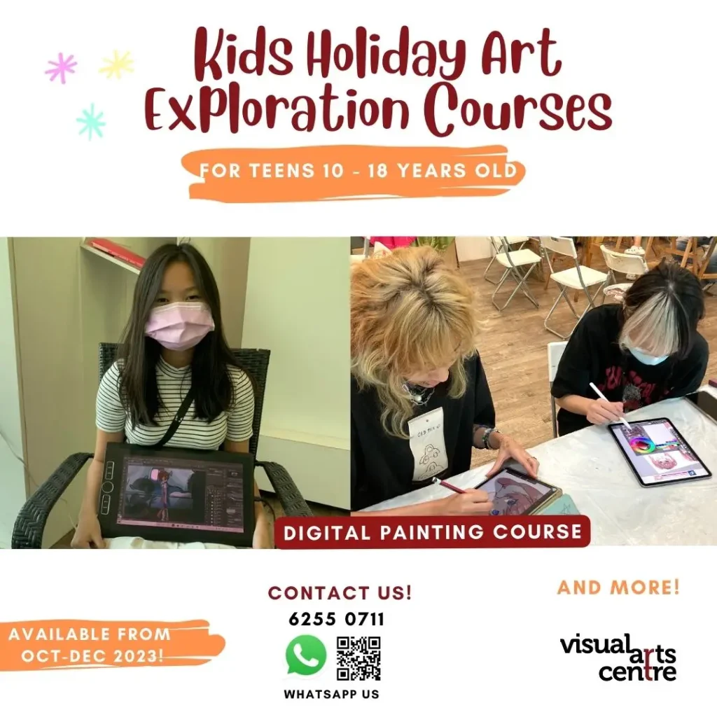 Kids Holiday Art Exploration Courses at Visualartscentre Singapore