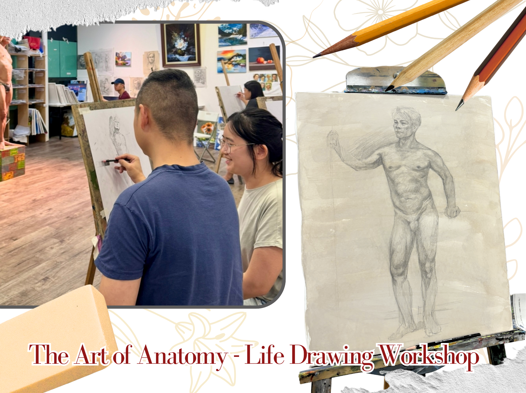 Culture Pass Life Drawing - The Art of Anatomy Workshop by Visual Arts Centre Singapore