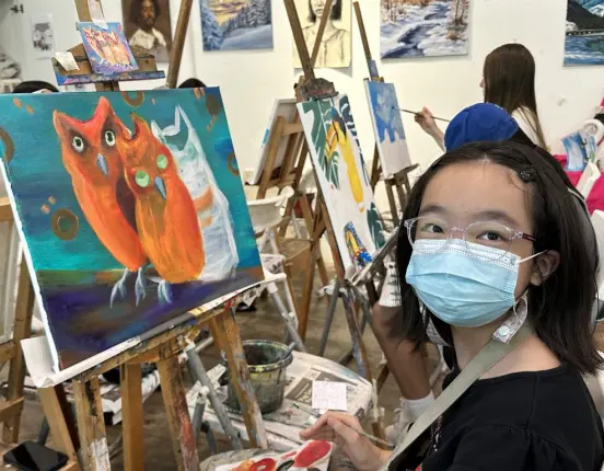 kids holiday art explorations course at visualartscentre singapore