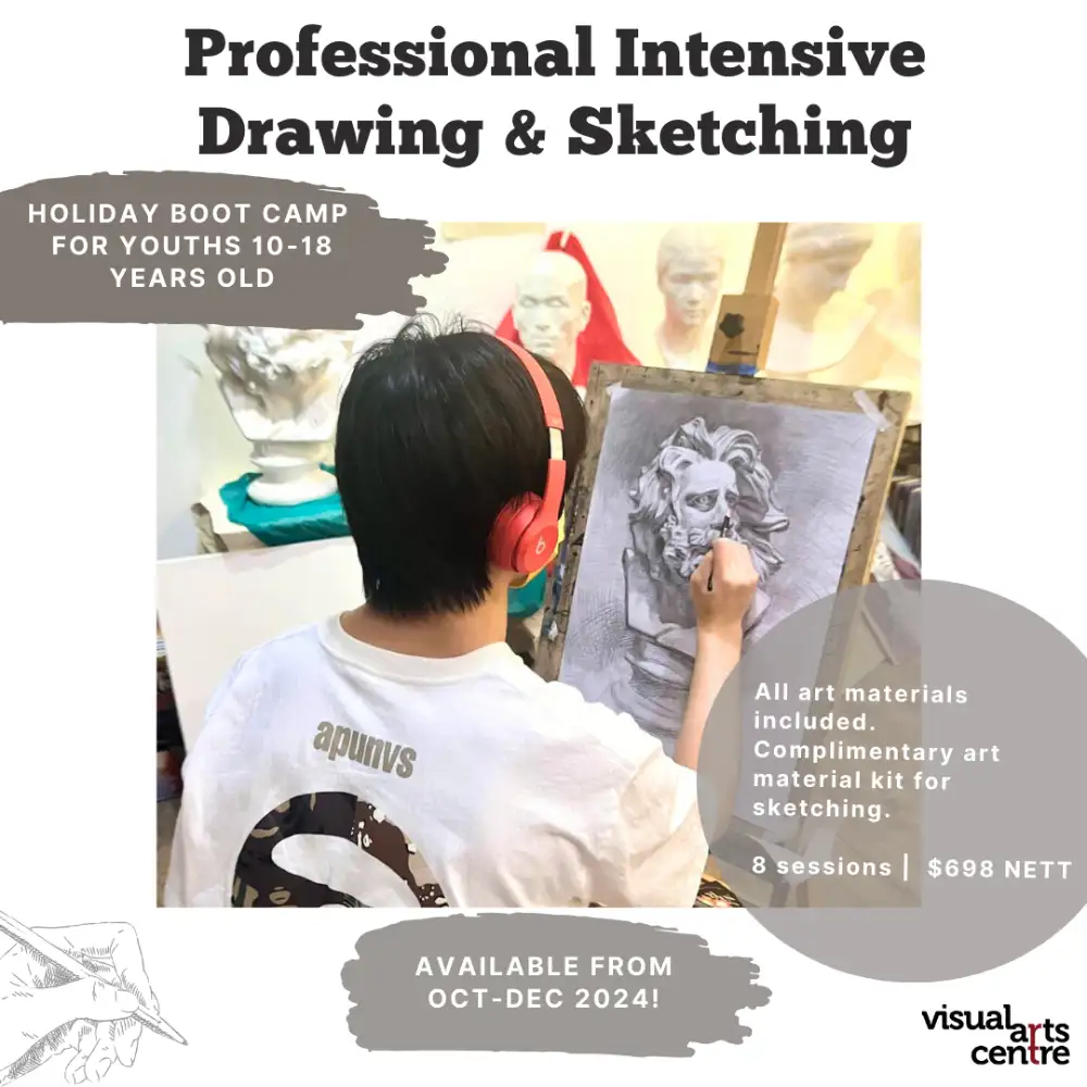 Professional Intensive Drawing and Sketching Bootcamp Poster