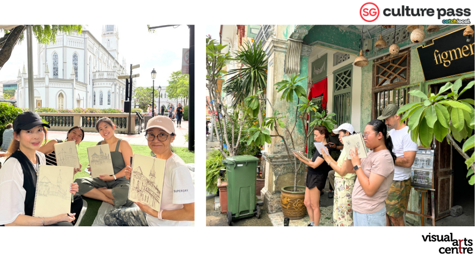 Urban Sketching Art Workshop - multiple locations _ SG Cultural Pass with Visual Arts Centre