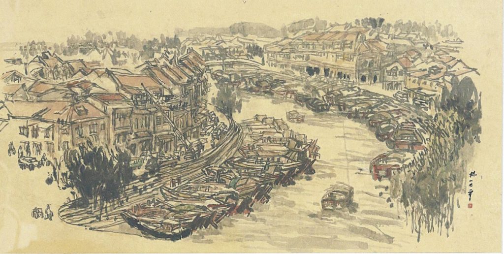 lim_tze_peng_林子平_artwork_for_sale_view_of_singapore_river