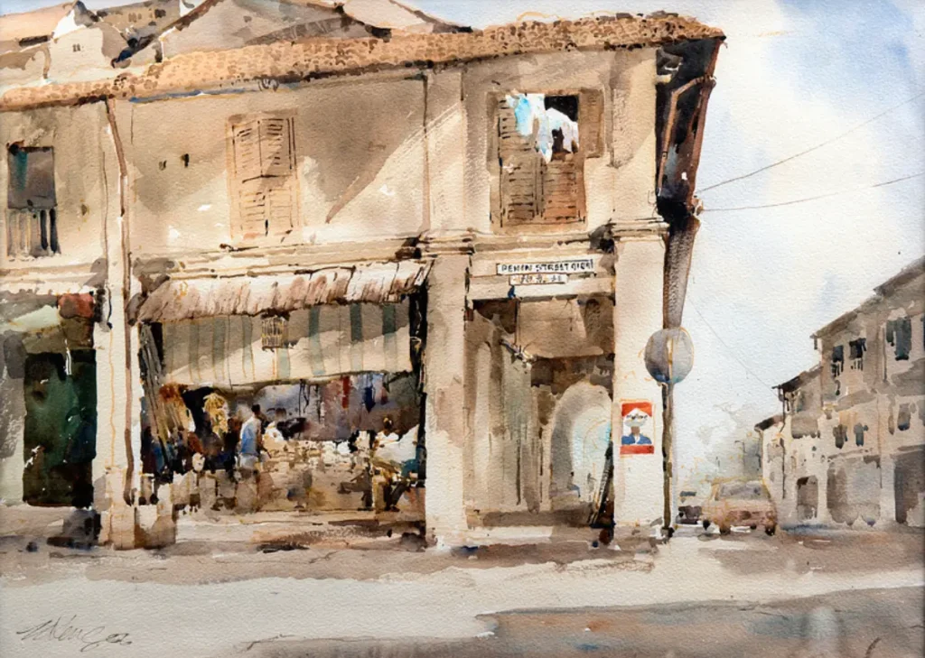 ong_kim_seng_王金成_artwork_for_sale_pekin_street