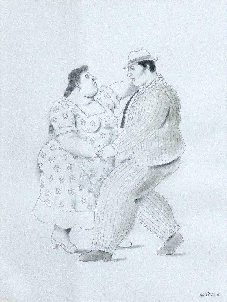 fernando_botero_artwork_for_sale_couple_dancing