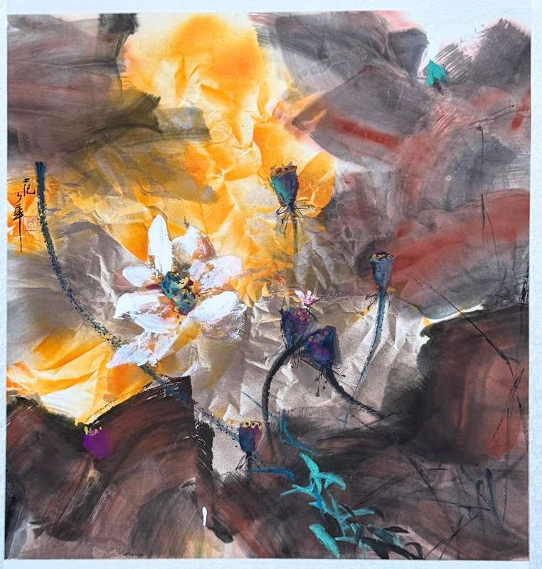 fan_shao_hua_artwork_for_sale_荷塘秋⾊_autumn_by_the_lotus_pond