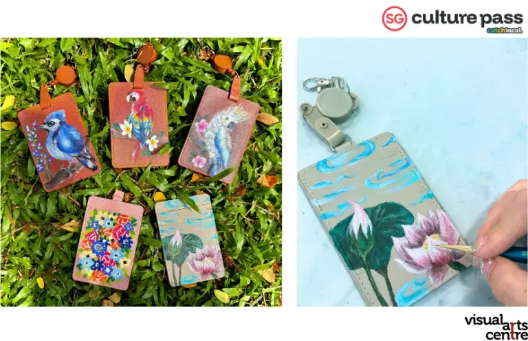 Marquage Leather Painting Art Workshop _ SG Cultural Pass with Visual Arts Centre