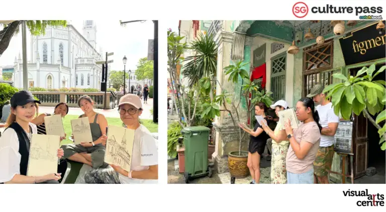 Urban Sketching Art Workshop - multiple locations _ SG Cultural Pass with Visual Arts Centre
