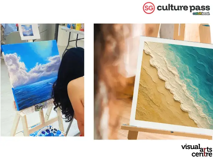 Colourful Expressions - Abstraction & Texture Art Workshop _ SG Cultural Pass with Visual Arts Centre