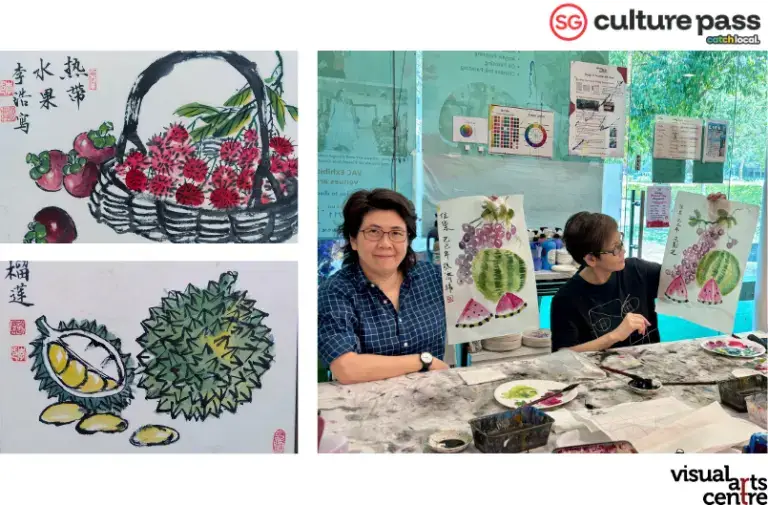 An Introduction To Chinese Ink Painting Art Workshop - Tropical Fruits & The Nanyang School _ SG Cultural Pass with Visual Arts Centre