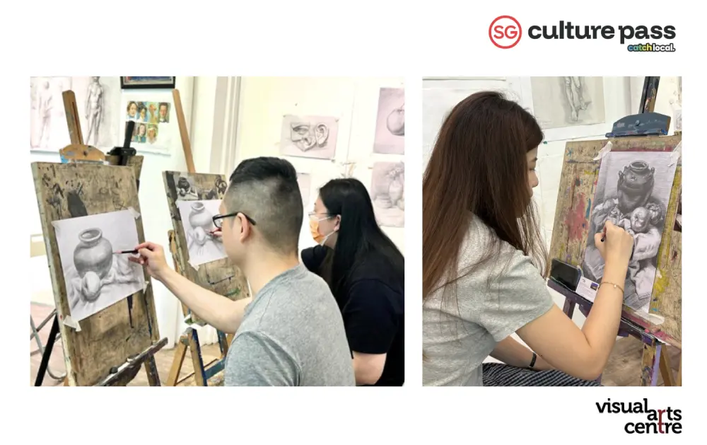 Still Life Drawing and Sketching Art Workshop _ SG Cultural Pass with Visual Arts Centre
