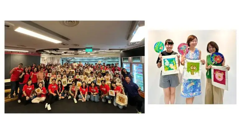 SG Culture Pass Art Workshop Batik tote bag workshop for Hari Raya Puasa Visual Arts Centre
