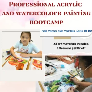 Professional Acrylic Painting & Watercolour Painting Bootcamp