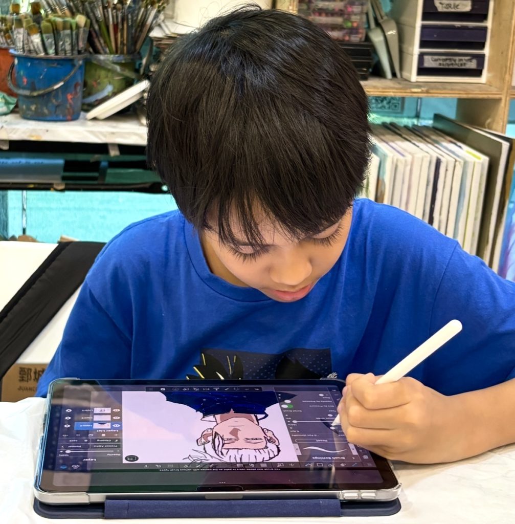 Kid digital drawing and painting course Visual Arts Centre