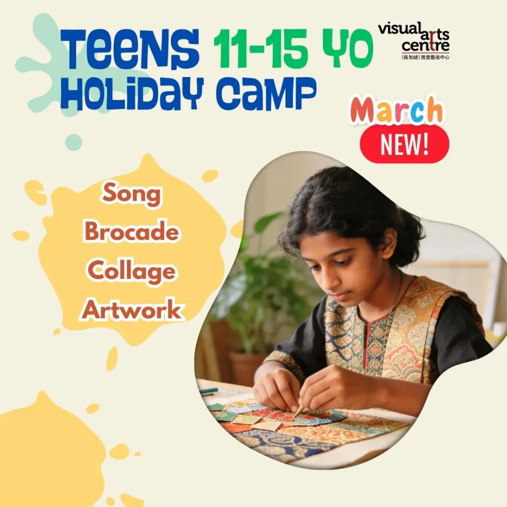 1 day art camp march to june holiday Vidual Arts Centre Singapore
