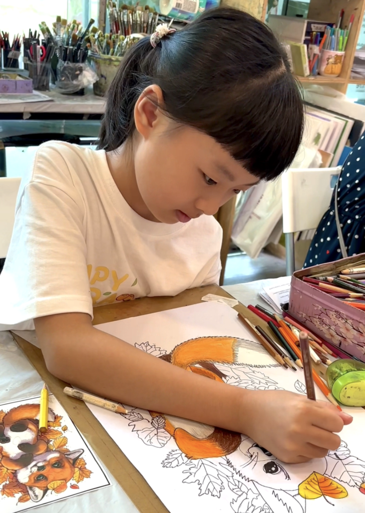 kid/children/teenager drawing & painting art course | art class in Singapore