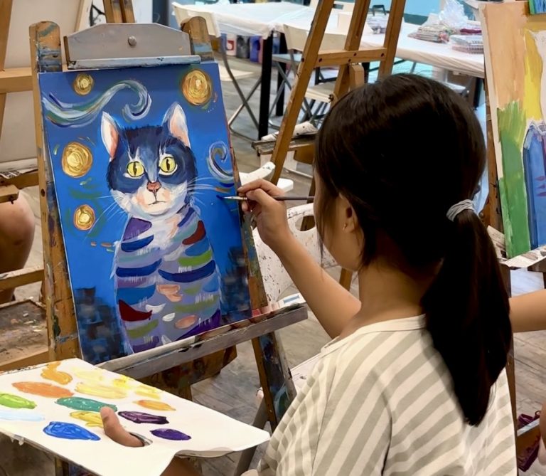 kid/children/teenager drawing & painting art course | art class in Singapore