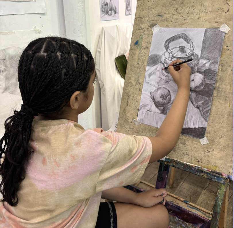 Kids- Drawing and sketching art course art class in Singapore Visual Arts Centre