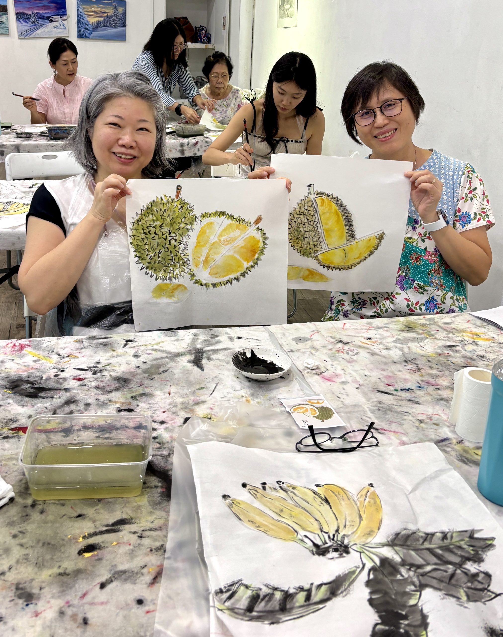 senior Chinese Ink Painting Art Class art course Visual Arts Centre