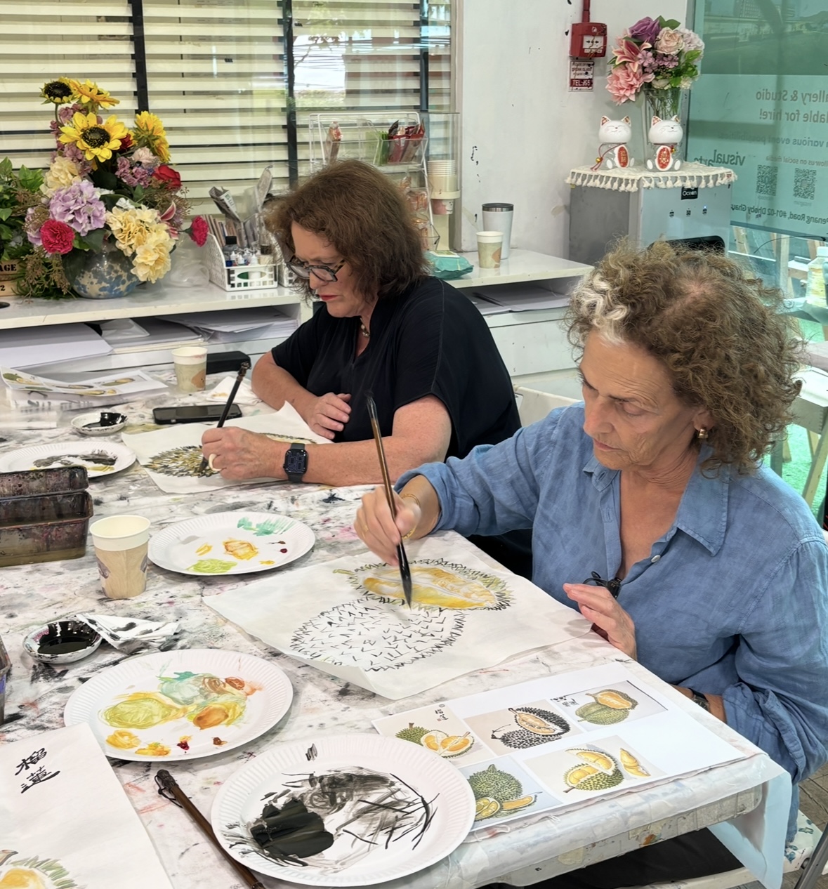 senior Chinese Ink Painting Art Class art course Visual Arts Centre