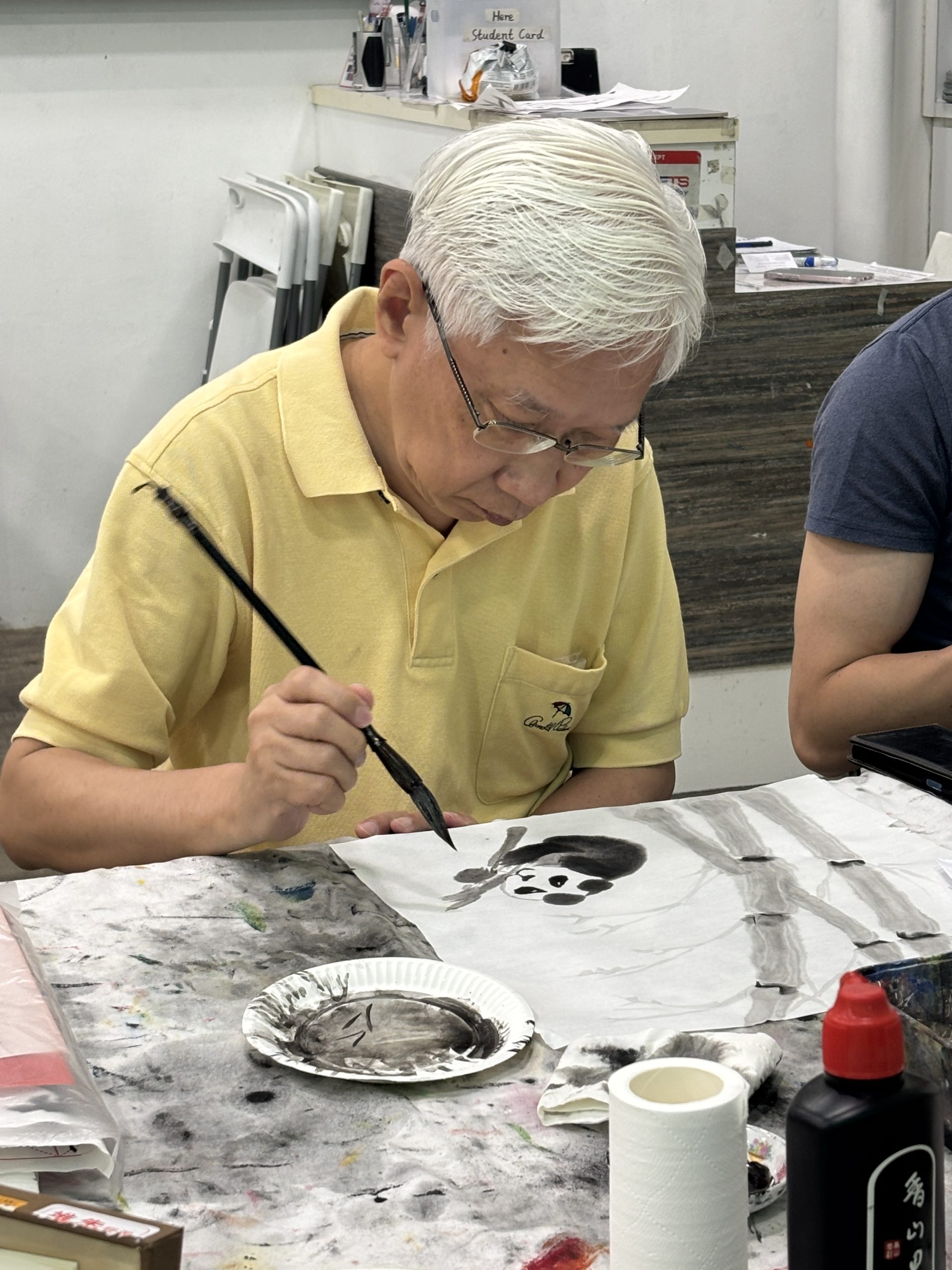 senior Chinese Ink Painting Art Class art course Visual Arts Centre