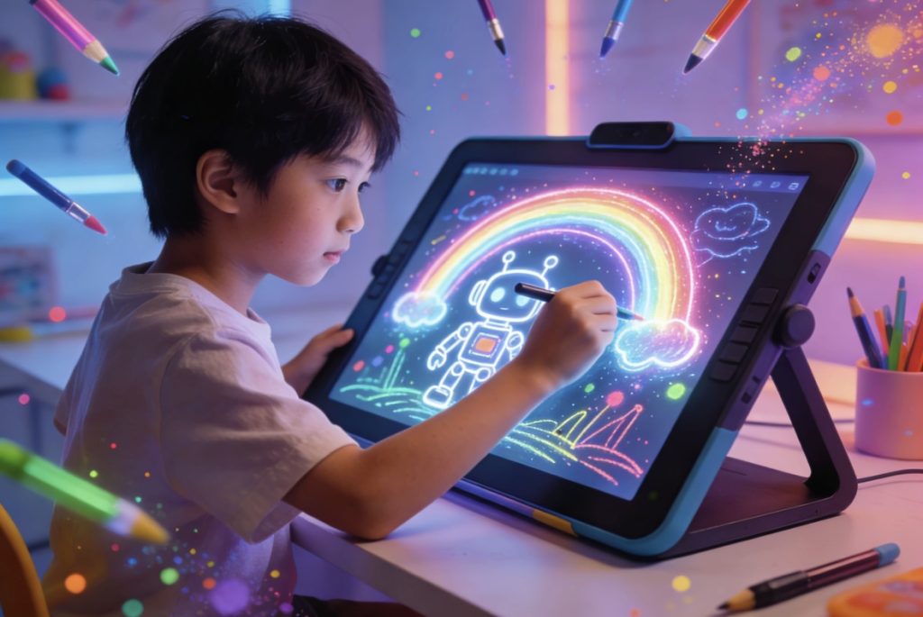 Children & Youth: Traditional Drawing + AI Art Creation Course