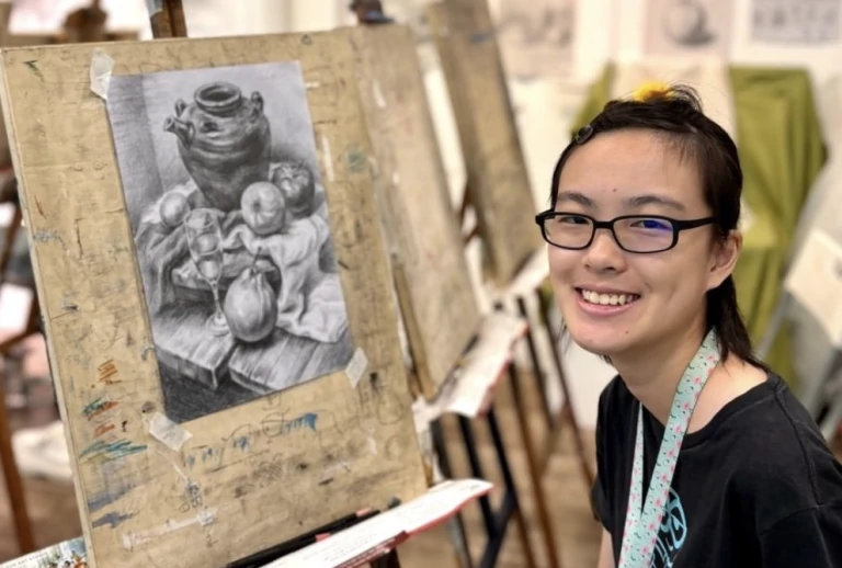 Kid Children Drawing And Sketching best professional art course for children and kids at visual arts centre singapore