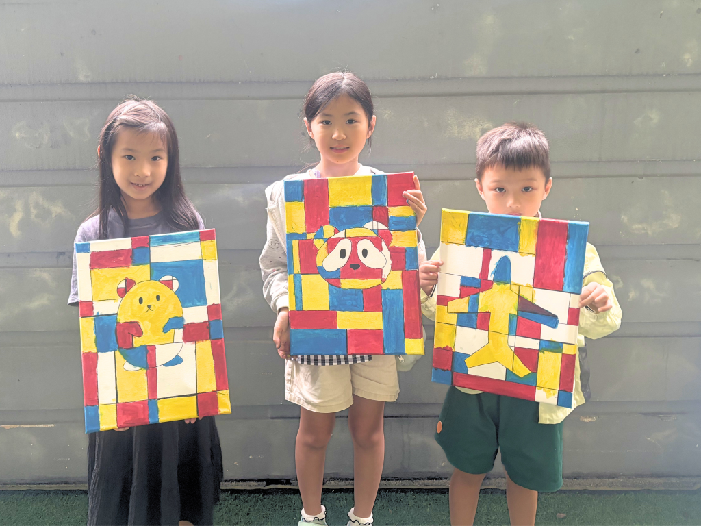 kids art acrylic children professional art course visual arts centre acrylic painting abstract