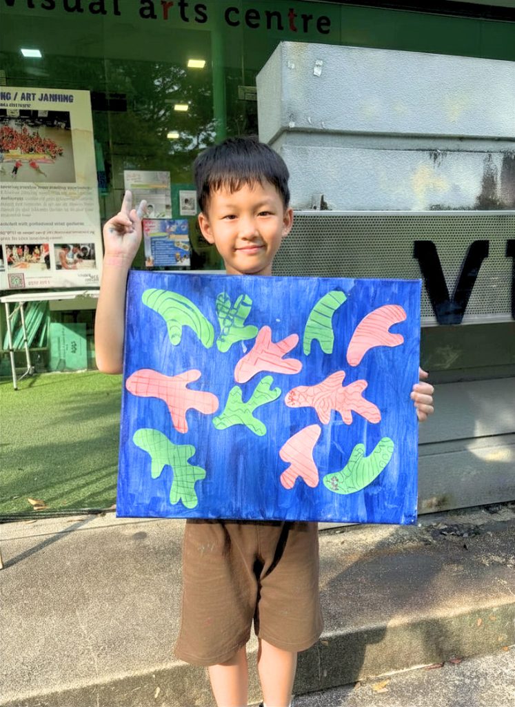 children kid child art course art lesson art class abstract acrylic painting visual art centre