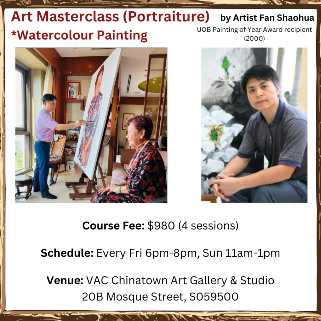 art masterclass Fan Shao Hua workshop with Visual Arts Centre
