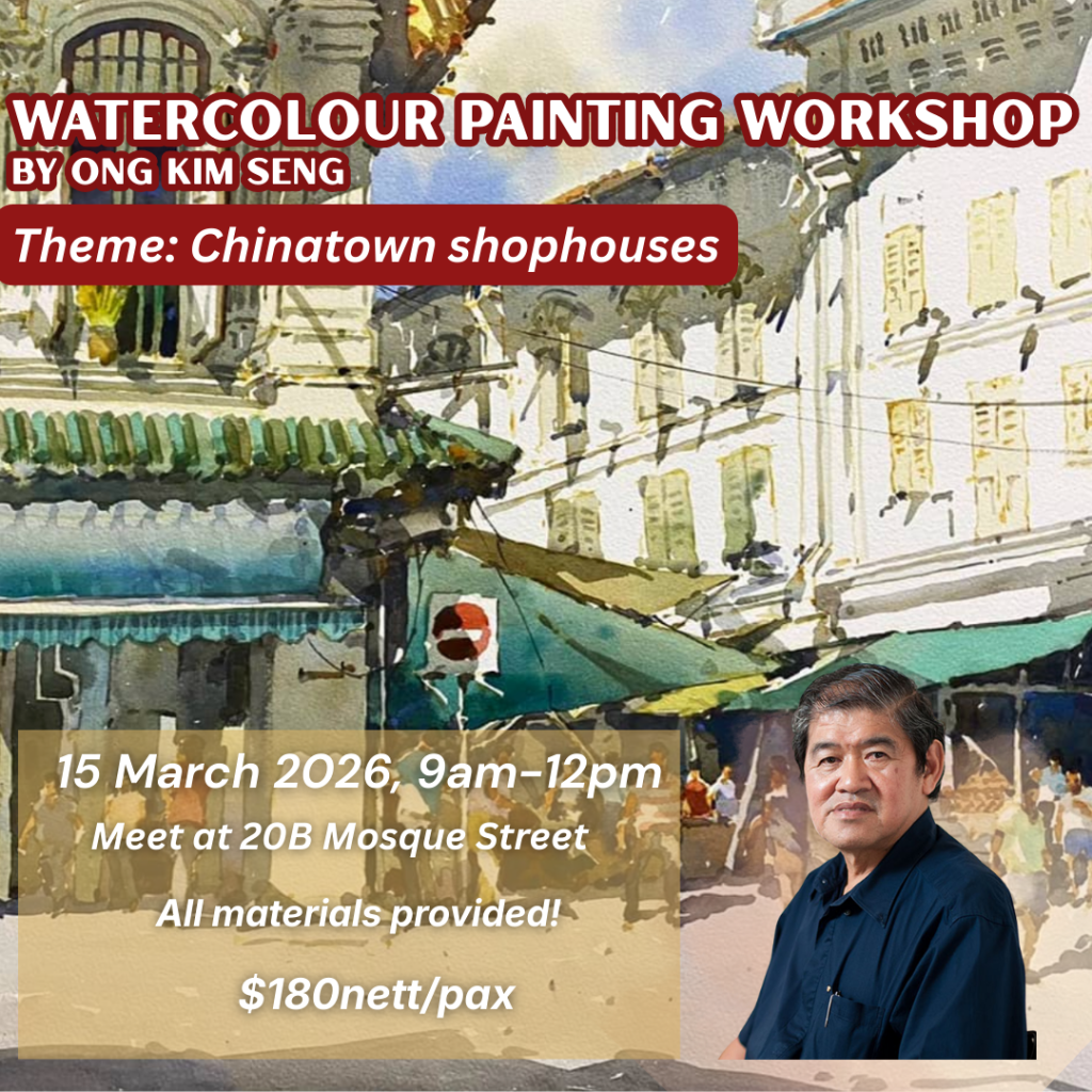 art masterclass watercolour painting workshop with Ong Kim Seng