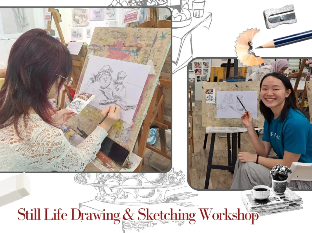 Culture Pass Drawing & Sketching Workshop for All Ages by Visual Arts Centre best Culture Pass Art Workshops in Singapore suitable for all ages