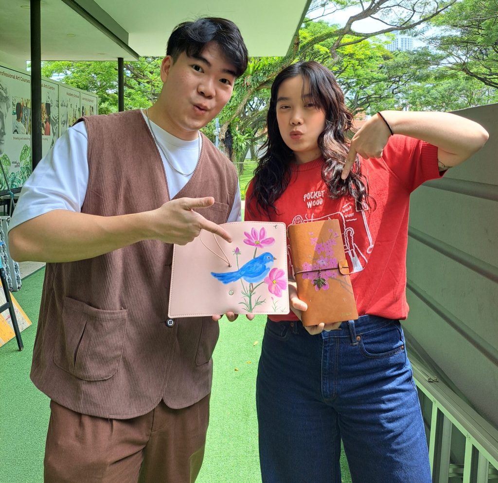 Best Marquage Leather Painting Workshop in Singapore by Visual Arts Centre suitable for Adults, Teens, Children/Kids, All Ages, All Materials Provided