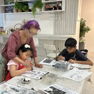 儿童青少年专业成语+书法课程 就在新加坡视觉艺术中心