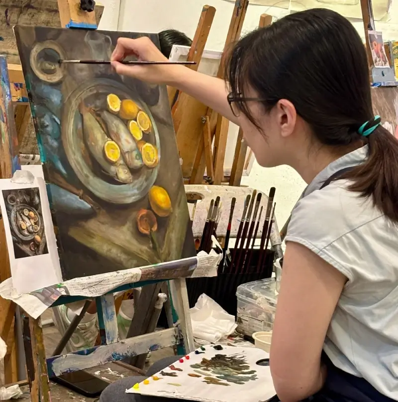 Visual arts centre acrylic painting for all levels! beginner, intermediate and advance!