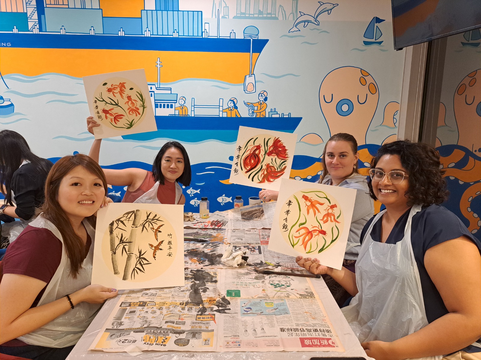 adult Chinese Ink Painting art class art course Visual Arts Centre