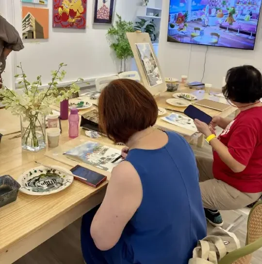 Best Adult Watercolour Painting Art Course in Singapore by Visual Arts Centre