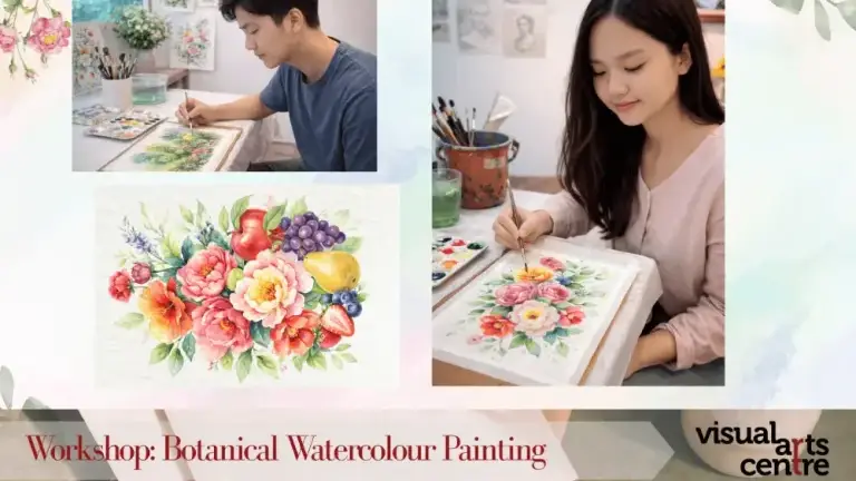 SG Culture Pass Art Workshop BOTANICAL WATERCOLOUR PAINTING Visual Arts Centre