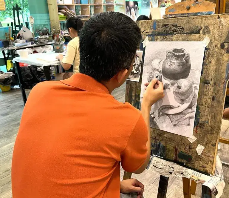 Still Life Sketching work by our student!