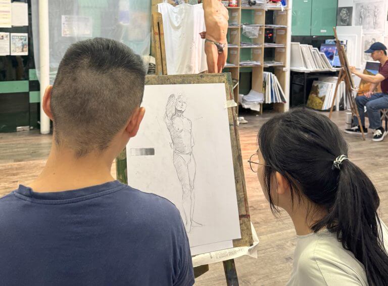 Nude Life Drawing Workshop with Artist Guidance at Visualartscentre Singapore